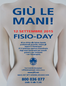 Giornata Mondiale della Fisioterapia 2015: consulto fisioterapico gratuito