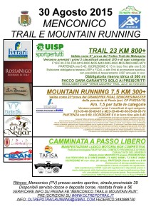 Fisio 2000 domani al Trail di Menconico